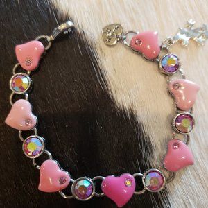 Heart charm bracelet  Valentine's